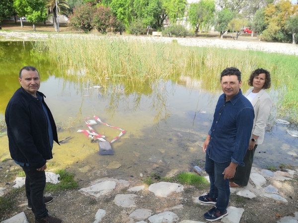 El partido Popular denuncia la desidia en el los Jardines del Vinalopó